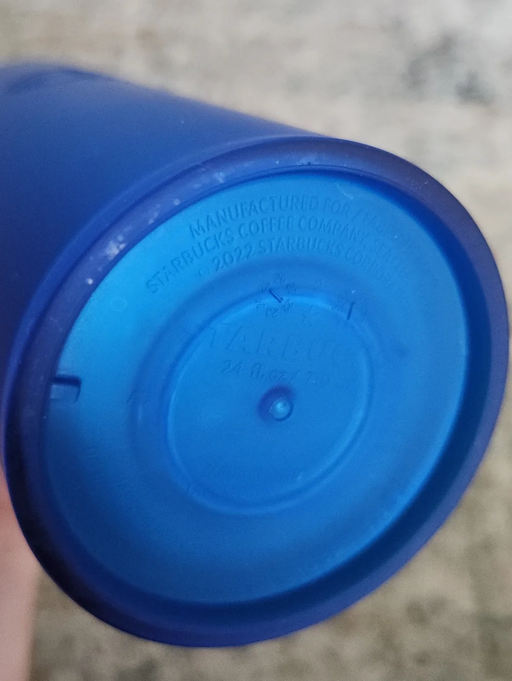 Starbucks Spring 2023 Blueberry Cobalt Soft Touch Venti Tumbler 24oz